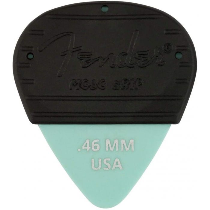 Fender MOJO GRIP Guitar Picks, Dura-Tone Delrin .46, 3-Pack BLUE