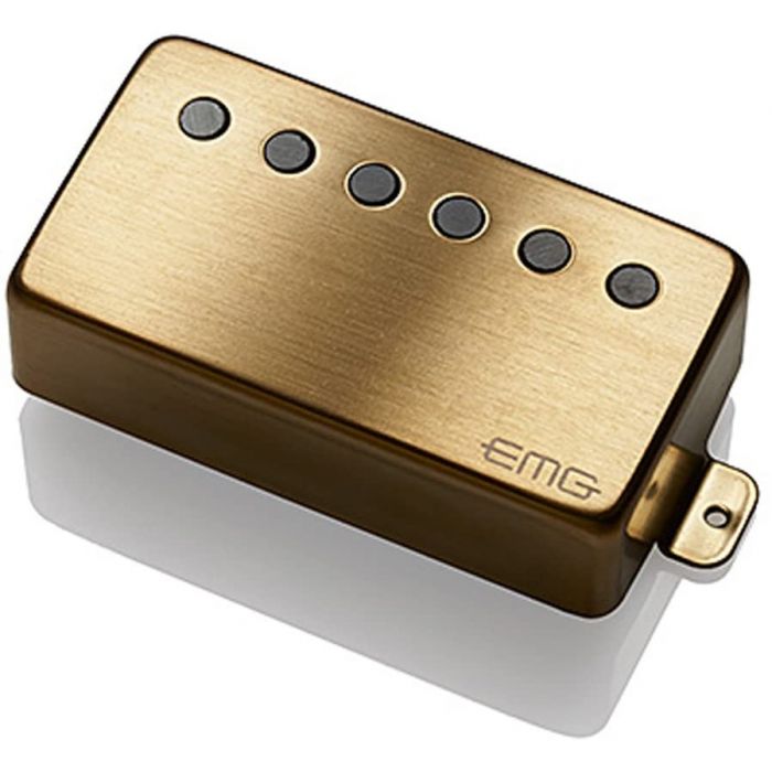 EMG 66-N Active Humbucker Neck Guitar Pickup, Brushed Gold