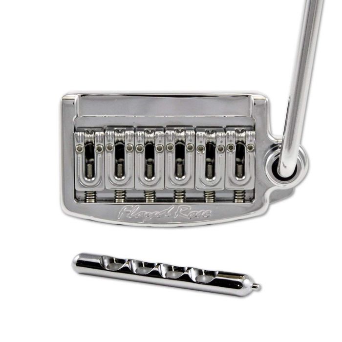 Floyd Rose Rail Tail Tremolo Kit Chrome for Strat Style Guitars, Narrow RT100N