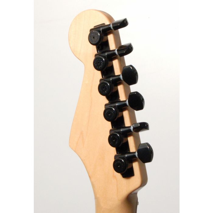 Hipshot BLACK 6-InLine Grip-Lock Non-Staggered Closed Guitar Tuners with UMP Kit