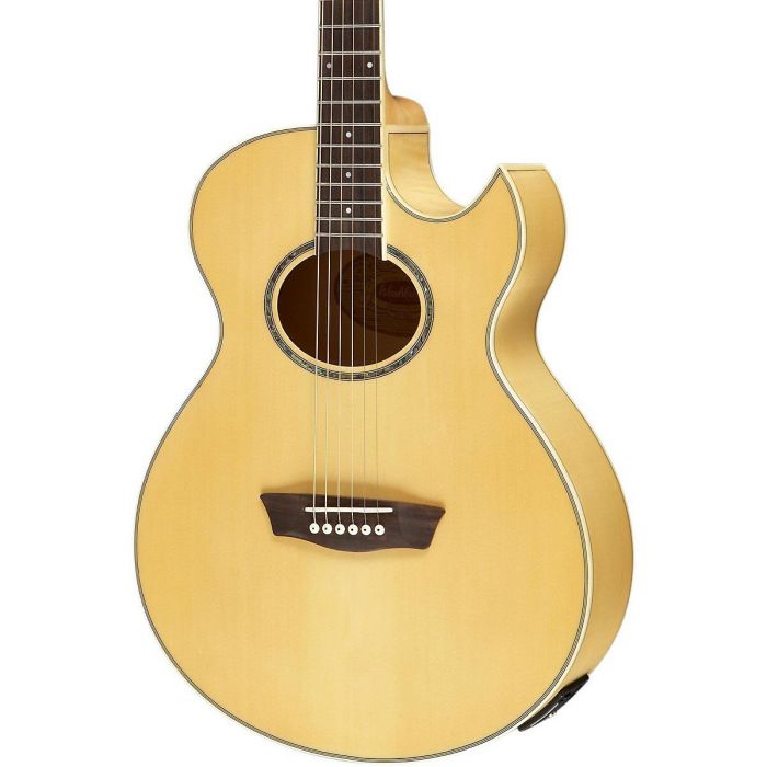 Wahsburn EA20 Festival Series Florentine Acoustic-Electric Guitar - NATURAL