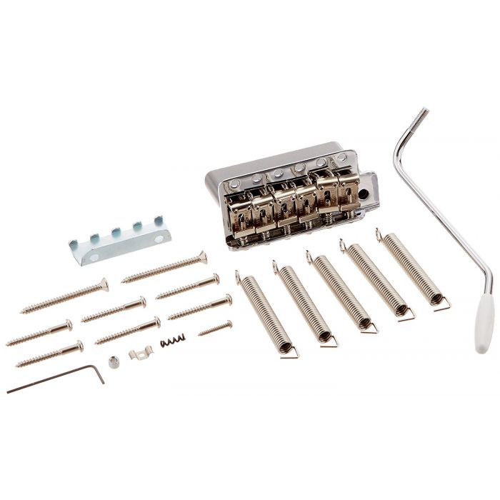 Genuine Fender Strat'57 '62 Vintage Bridge Tremolo Assembly, Chrome