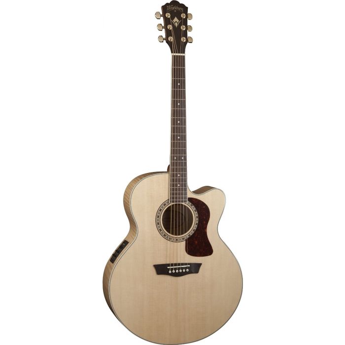 Washburn HJ40SCE Heritage Series Jumbo Cutaway Acoustic-Electric Guitar