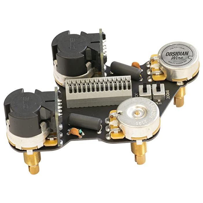 Obsidian Wire MKII Solderless Harness for 50s/60s Les Paul, Dual Split Coil