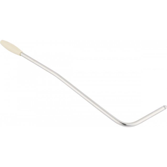 Genuine Fender Panorama Tremolo Arm, CHROME with Vintage White Tip