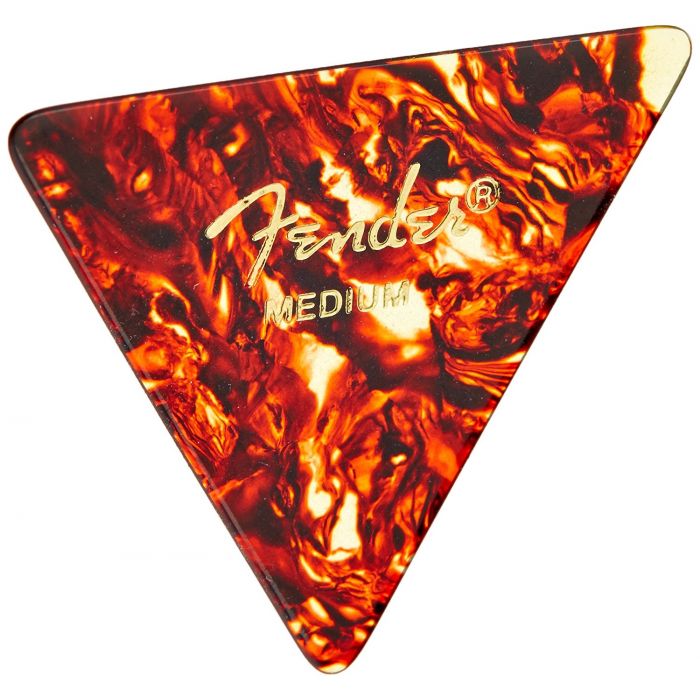 Fender 355 Triangle Shape Guitar Picks - SHELL, MEDIUM - 72-Pack (1/2 Gross)