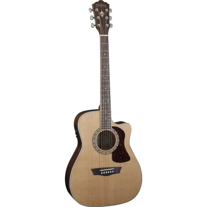 Washburn HF11SCE Heritage Series Folk Acoustic-Electric Guitar - Natural Gloss