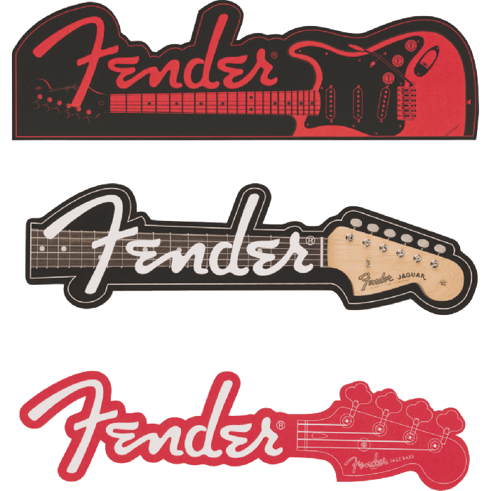 Genuine Fender Guitars Bookmarks Gift, Set of 3, 917-0000-086