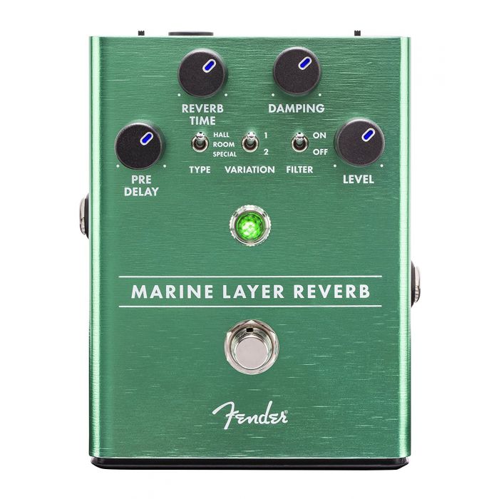 Genuine Fender Marine Layer REVERB Electric Guitar Effects Stomp-Box Pedal