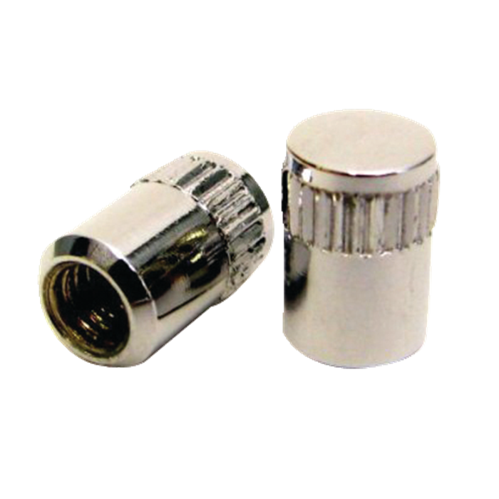 (2) Genuine Gretsch CHROME Guitar/Bass Standard Thread Vintage Switch Tips