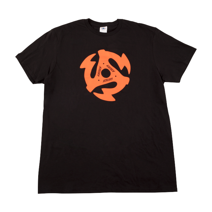 Gretsch Guitars 45 RPM Men's T-Shirt, Black, EXTRA LARGE (XL)