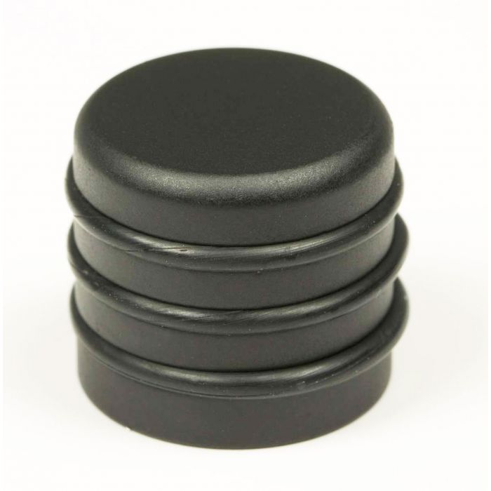 Hipshot O-Ring Guitar and Bass Control Knob for 6mm Split or Solid Shaft - BLACK