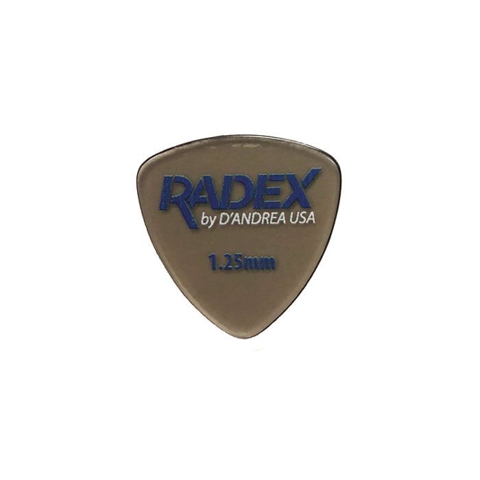 D'Andrea Radex Smoke Guitar Picks Set, 1.25mm, 346-Shape, 6-Pack
