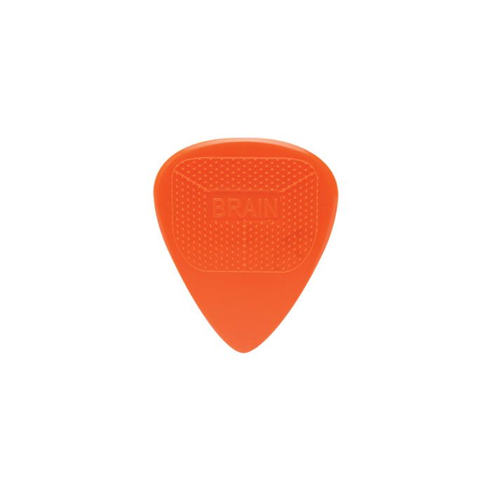 D'Andrea Snarling Dog Guitar Picks, Brain Picks, 72 Picks, 1.14mm Orange