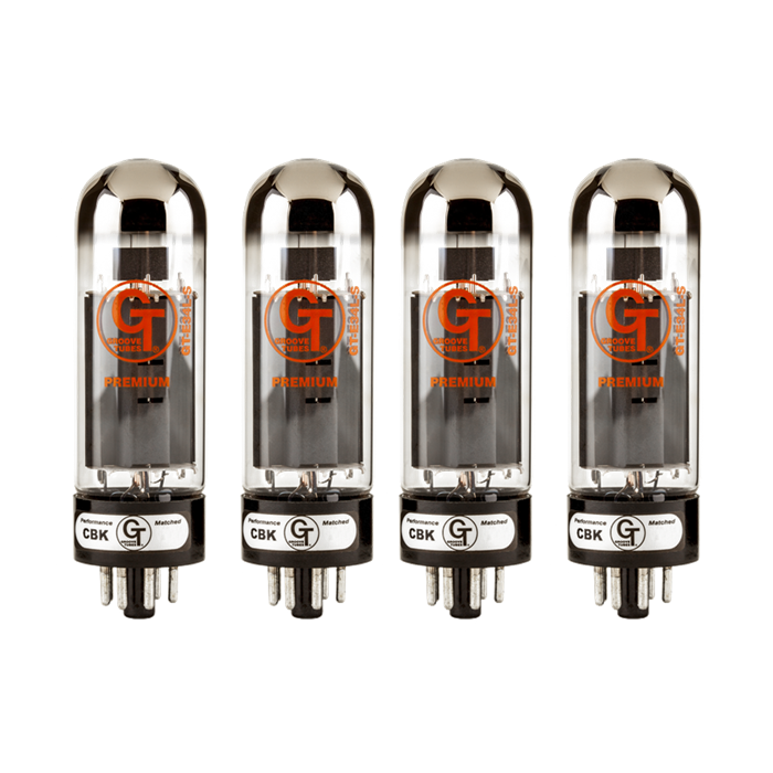 Groove Tubes Gold GT-E34L-S Matched Power Tubes Medium (4-7 GT Rating) QUARTET