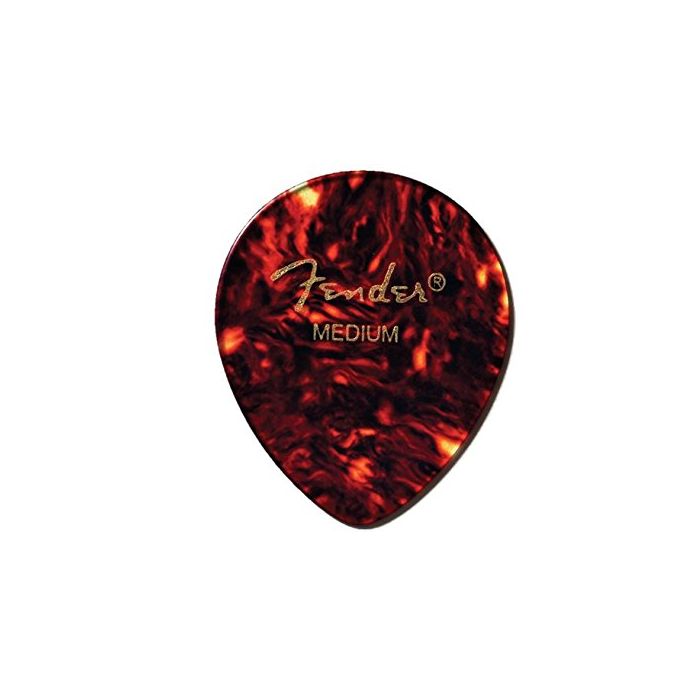 Fender 347 Classic Celluloid Guitar Picks - SHELL - MEDIUM - 12-Pack (1 Dozen)