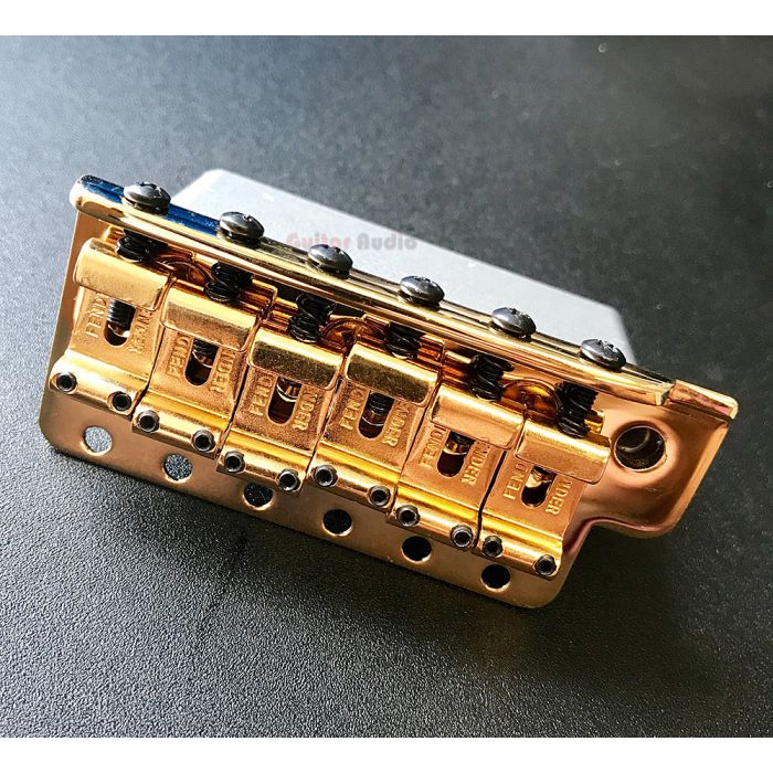 Genuine Fender American Vintage SRV Strat Left-Handed Tremolo Bridge - GOLD