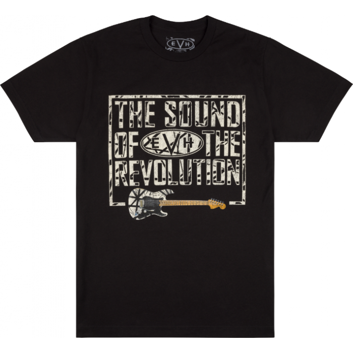 EVH Eddie Van Halen Guitar Revolution T-Shirt, Black, 2XL (XXL)