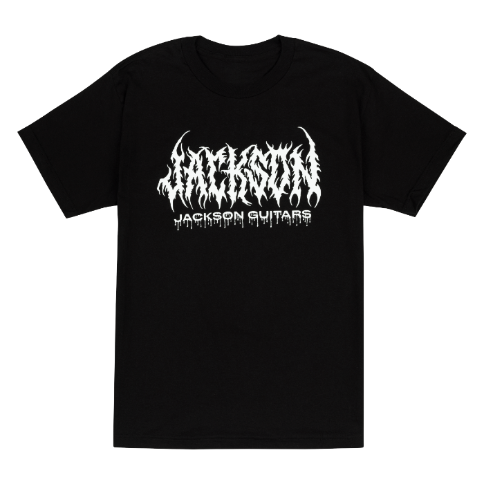 Jackson Guitars R.I.P. Logo, Tee T-Shirt, Black, XL, EXTRA LARGE