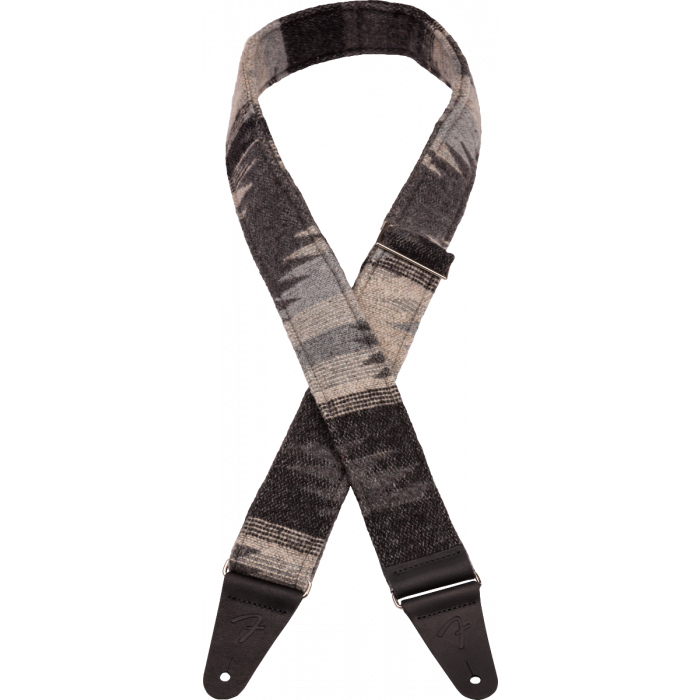 Genuine Fender 2" Wide Zion Guitar Strap, Gray Aztec