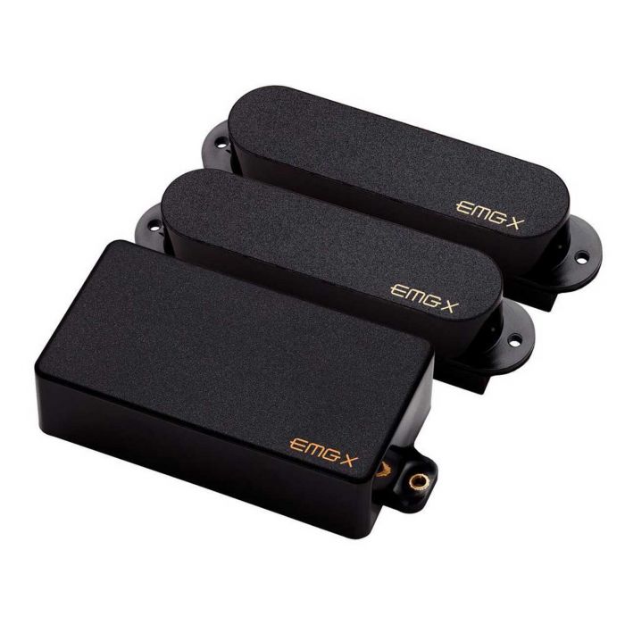 EMG SAX/SAX/89X Pickup Set for Fender Strat/Stratocaster, Black (3396.00)