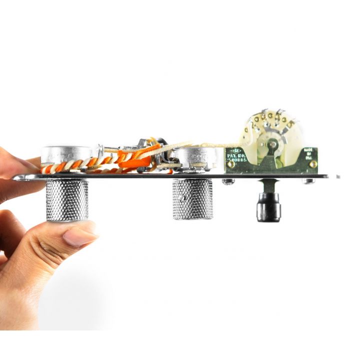 920D Custom T3W-C Loaded Pre-Wired 3-Way Wiring Control Plate for T-Style Guitar