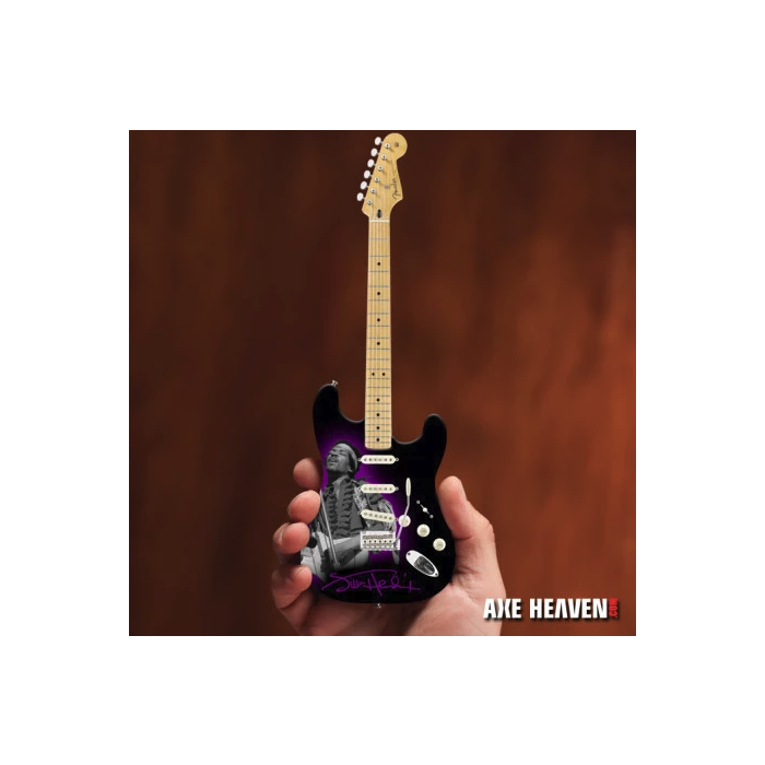 AXE HEAVEN Official Jimi Hendrix Fender Strat Tribute Miniature Guitar Display Gift