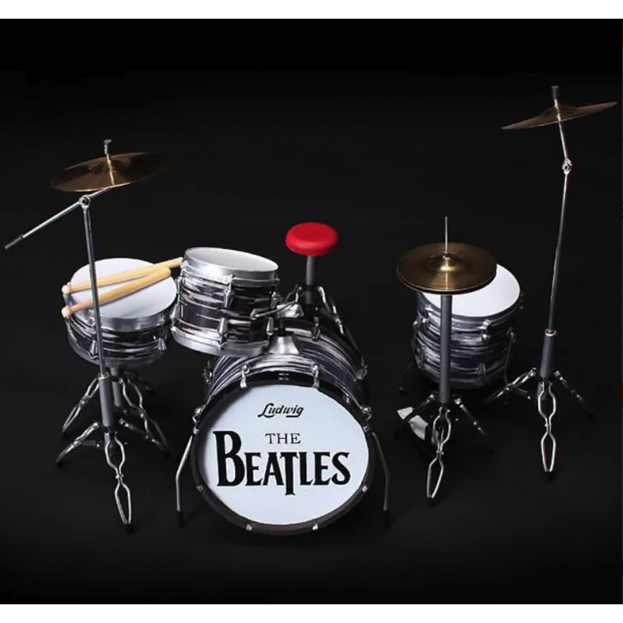 AXE HEAVEN Fab Four Classic Oyster Ringo Starr MINIATURE Drum Set Display Gift