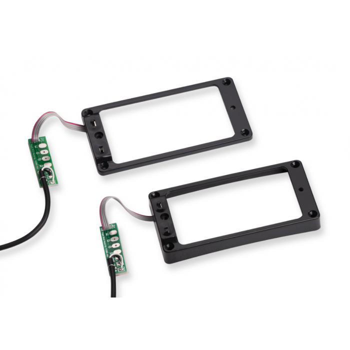 Seymour Duncan Triple Shot Switching Mounting Ring SET, Arched, Black