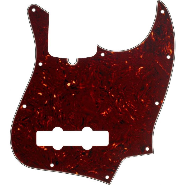 Genuine Fender American Standard Jazz Bass Pickguard 10-Hole, TORTOISE SHELL