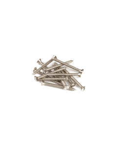 Genuine Fender 8x1-3/4" Neck Screws (12) for Vintage Telecaster, Esquire, NICKEL