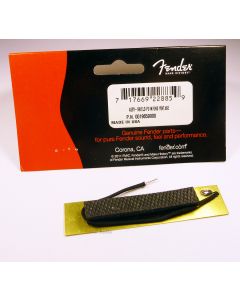 Genuine Fender Vintage Jazz Bass NECK Pickup Shield w/ Ground Wire 001-9659-049