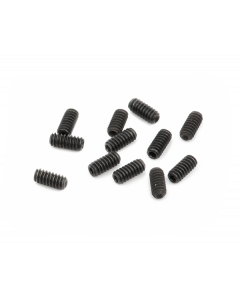 Fender American Guitar Bridge Saddle Height Adjustment Screws (1/4"), Black (12)