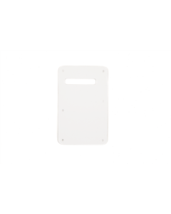 Genuine Fender Backplate for Strat/Stratocaster Guitar, Single Slot, 1-PLY WHITE