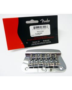 Genuine Fender Toronado Deluxe MIM (Mexico) Guitar Bridge Assembly - Chrome