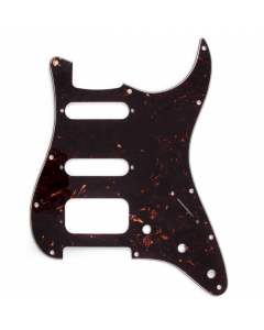 Genuine Fender 11-Hole Strat/Stratocaster Pickguard HSS, Brown Shell, 4-Ply