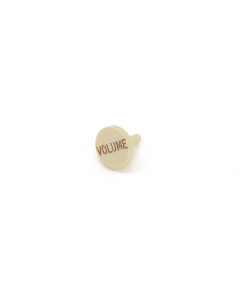 Genuine Fender Stratocaster S-1 Volume Switch Knob Cap, Aged White 005-9266-030