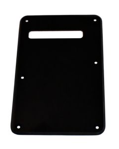Genuine Fender American Deluxe Strat Guitar 1Ply BackPlate Tremolo Cover - BLACK