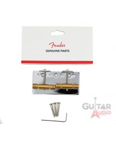 Genuine Fender Squier Vintage Mod 2-Saddle '51 Tele P Bass Bridge with Screws