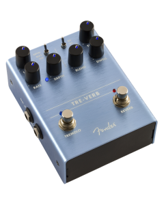 Genuine Fender "Tre-Verb" Tremolo/Reverb Guitar Effect Stomp Box Pedal