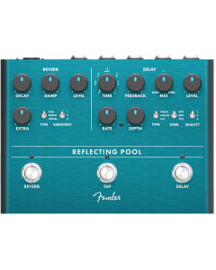Fender Reflecting Pool Delay/Reverb Analog Guitar Effects Stomp Box Pedal