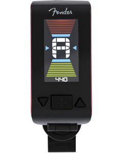 Genuine Fender Original Clip-On Color LCD Tuner for Guitar, Banjo - FIESTA RED