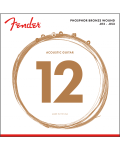 Fender 60L Phosphor Bronze Acoustic Guitar Strings - LIGHT 12-53