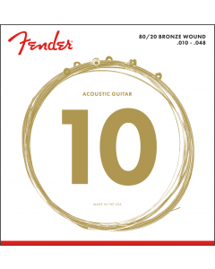 Fender 70XL 80/20 Bronze Acoustic Guitar Strings Set - EXTRA LIGHT 10-48