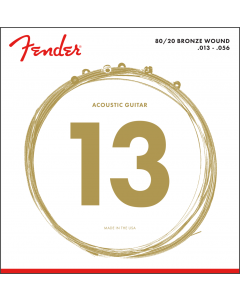 Fender 70M 80/20 Bronze Acoustic Guitar Strings Set - MEDIUM 13-56