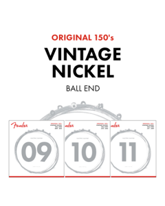 Fender 150L Pure Nickel Electric Guitar Strings Set - LIGHT 9-42