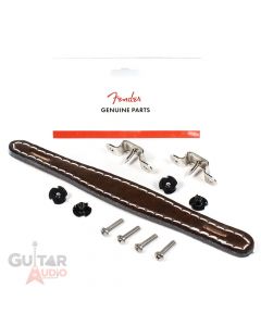 Genuine Fender Vintage Replacement Stitched Brown Leather Amplifier Amp Handle