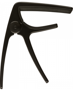 Genuine Fender Laurel Clip-on Lightweight Aluminum Acoustic Guitar Capo, Black