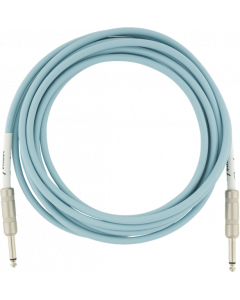 Genuine Fender Original Series Instrument/Guitar Cable, DAPHNE BLUE, 10' ft