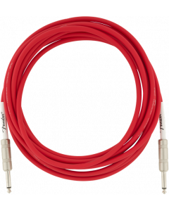 Genuine Fender Original Series Instrument/Guitar Cable, FIESTA RED, 18.6' ft
